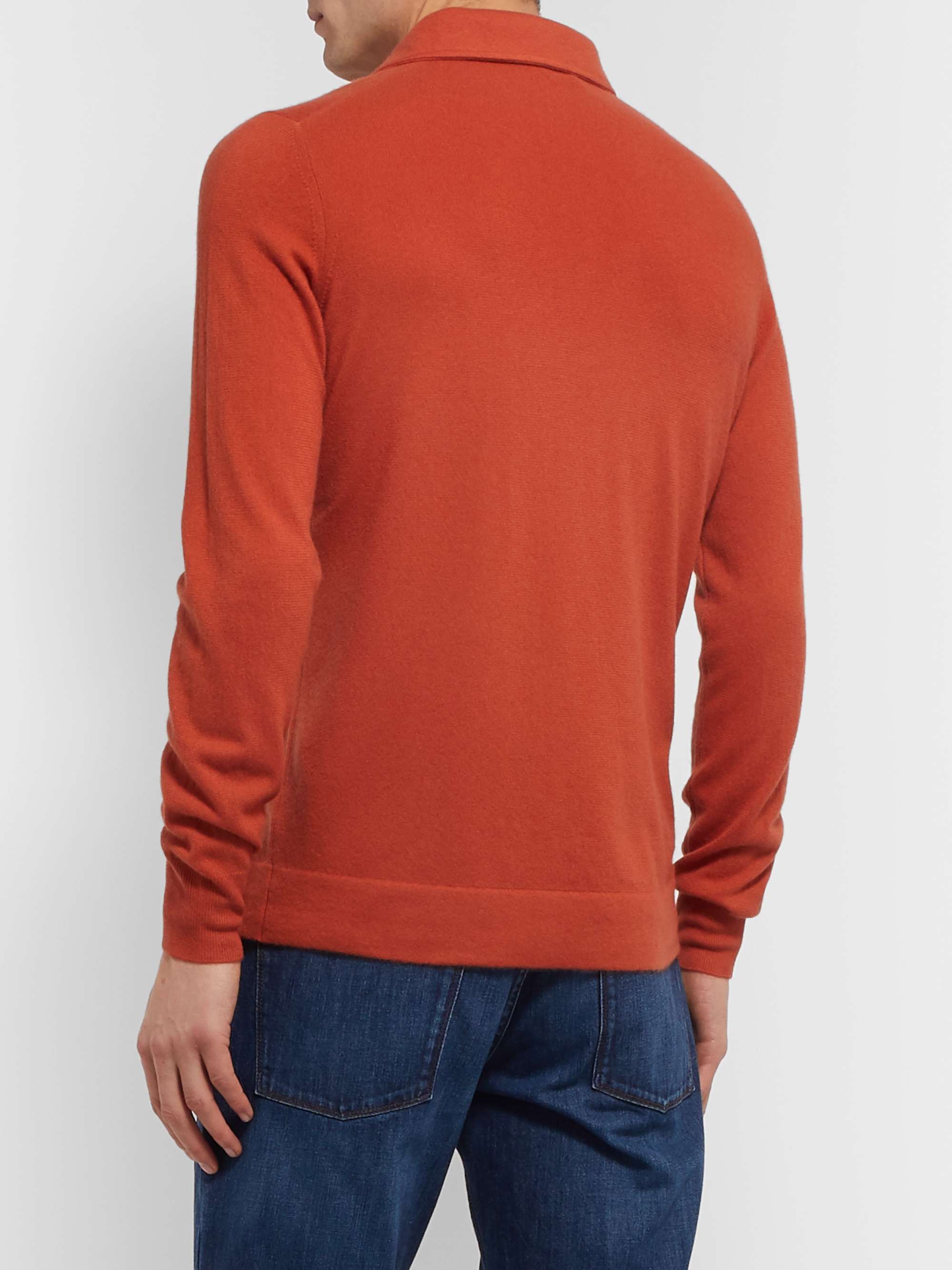 LORO PIANA Slim-Fit Baby Cashmere Polo Shirt