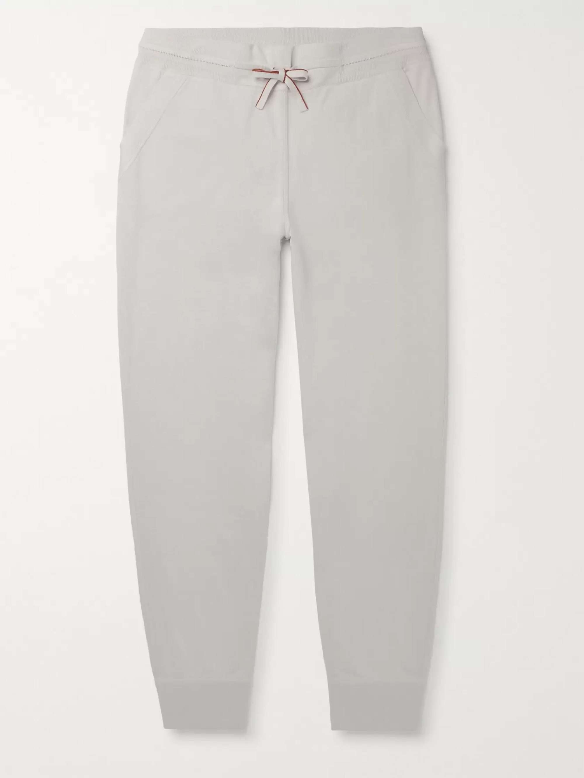 LORO PIANA Tapered Cashmere and Silk-Blend Sweatpants for Men