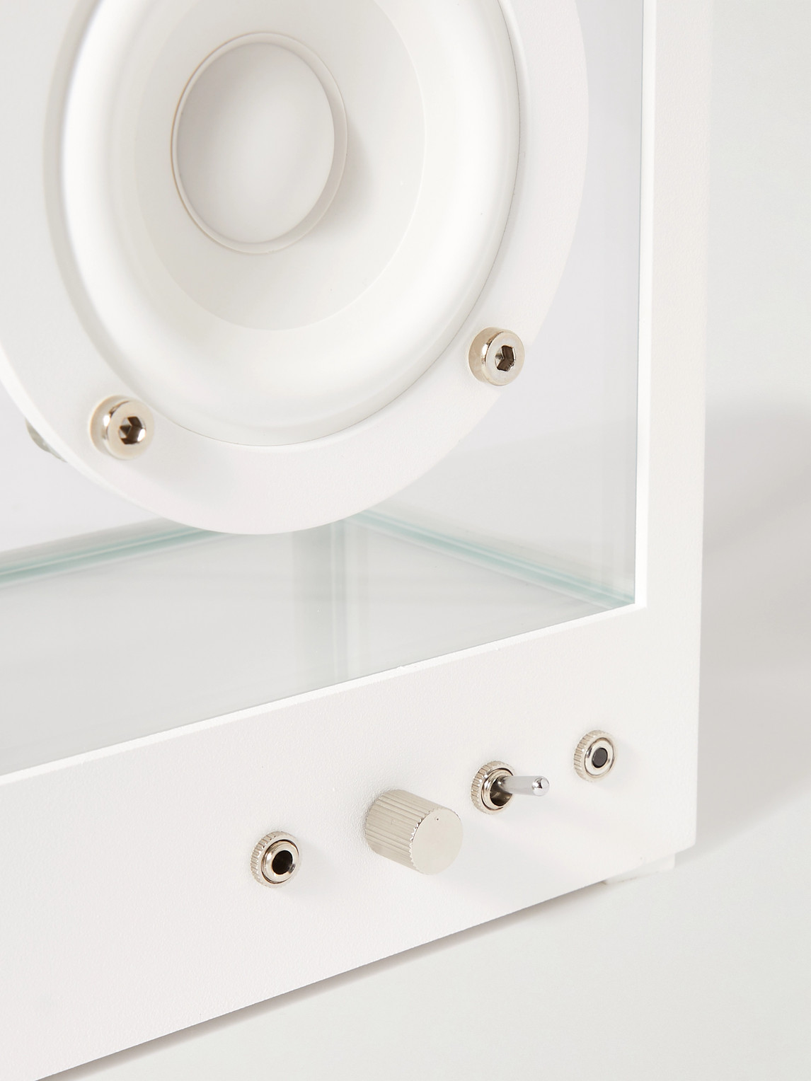 Transparent Speaker Small  In White
