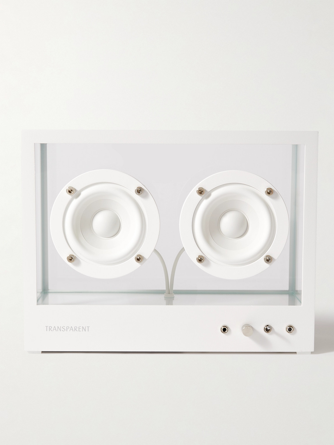 Transparent Speaker Small  In White