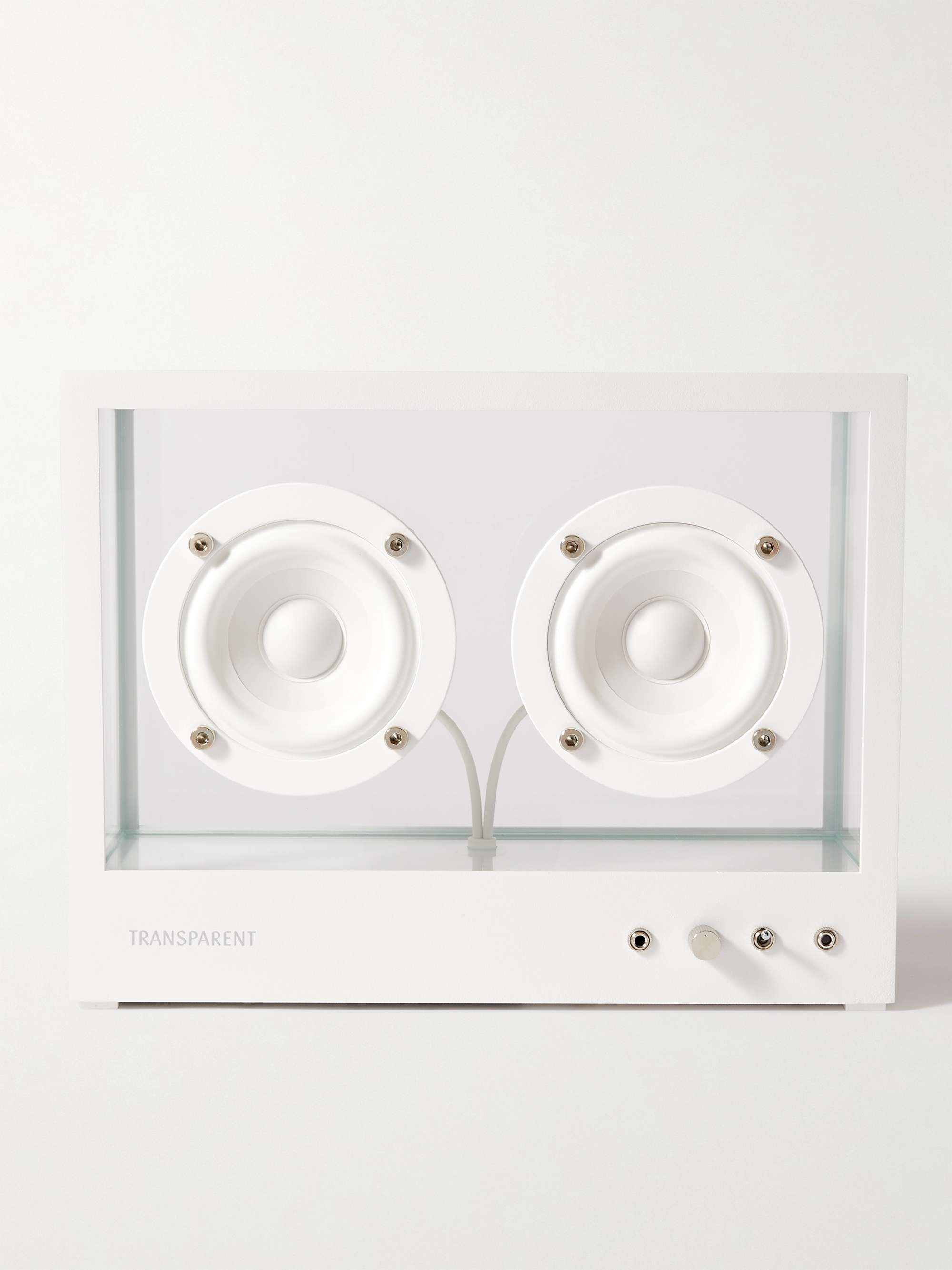 SMALL TRANSPARENT SPEAKER (White)