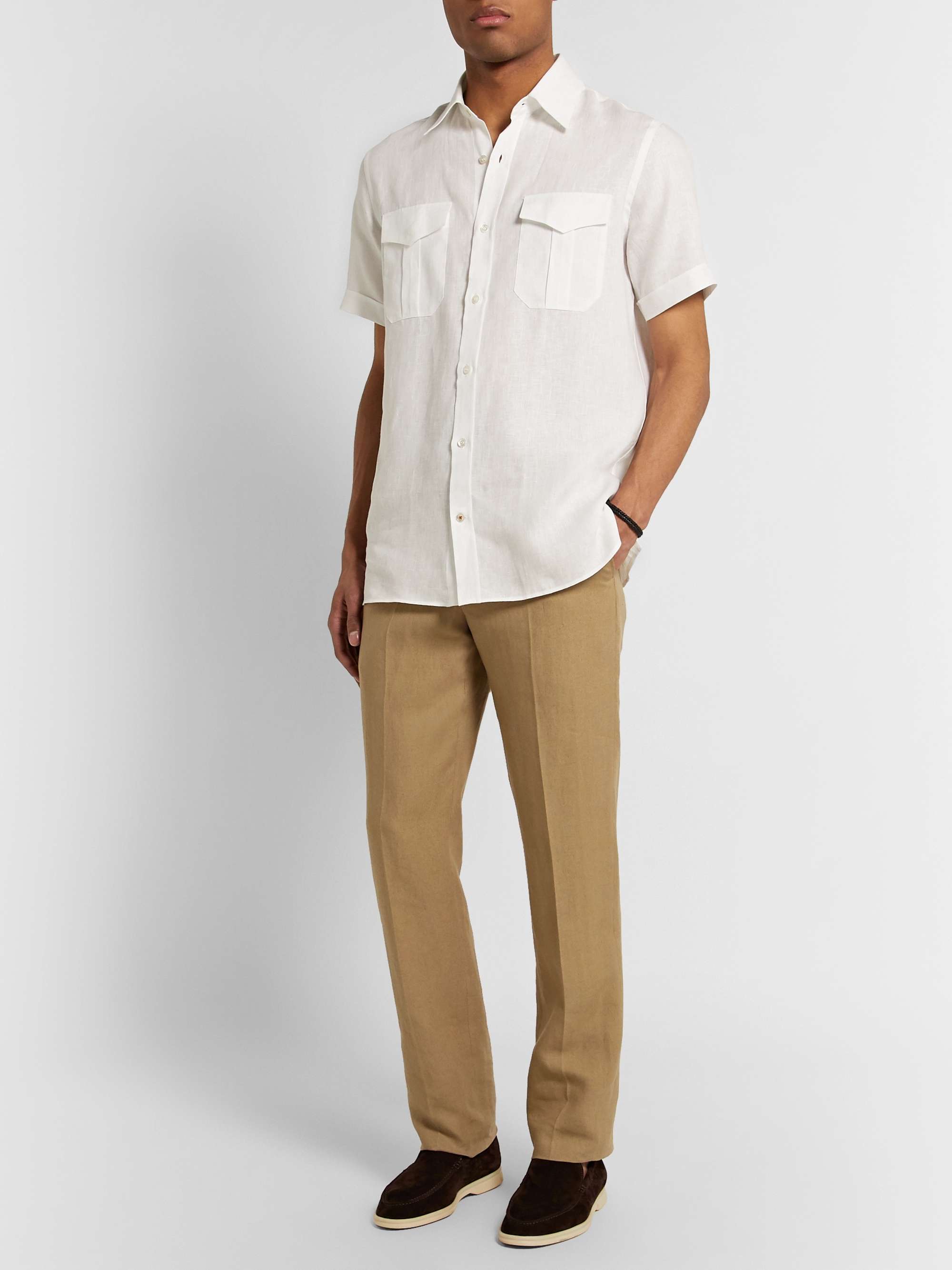 LORO PIANA Linen Trousers