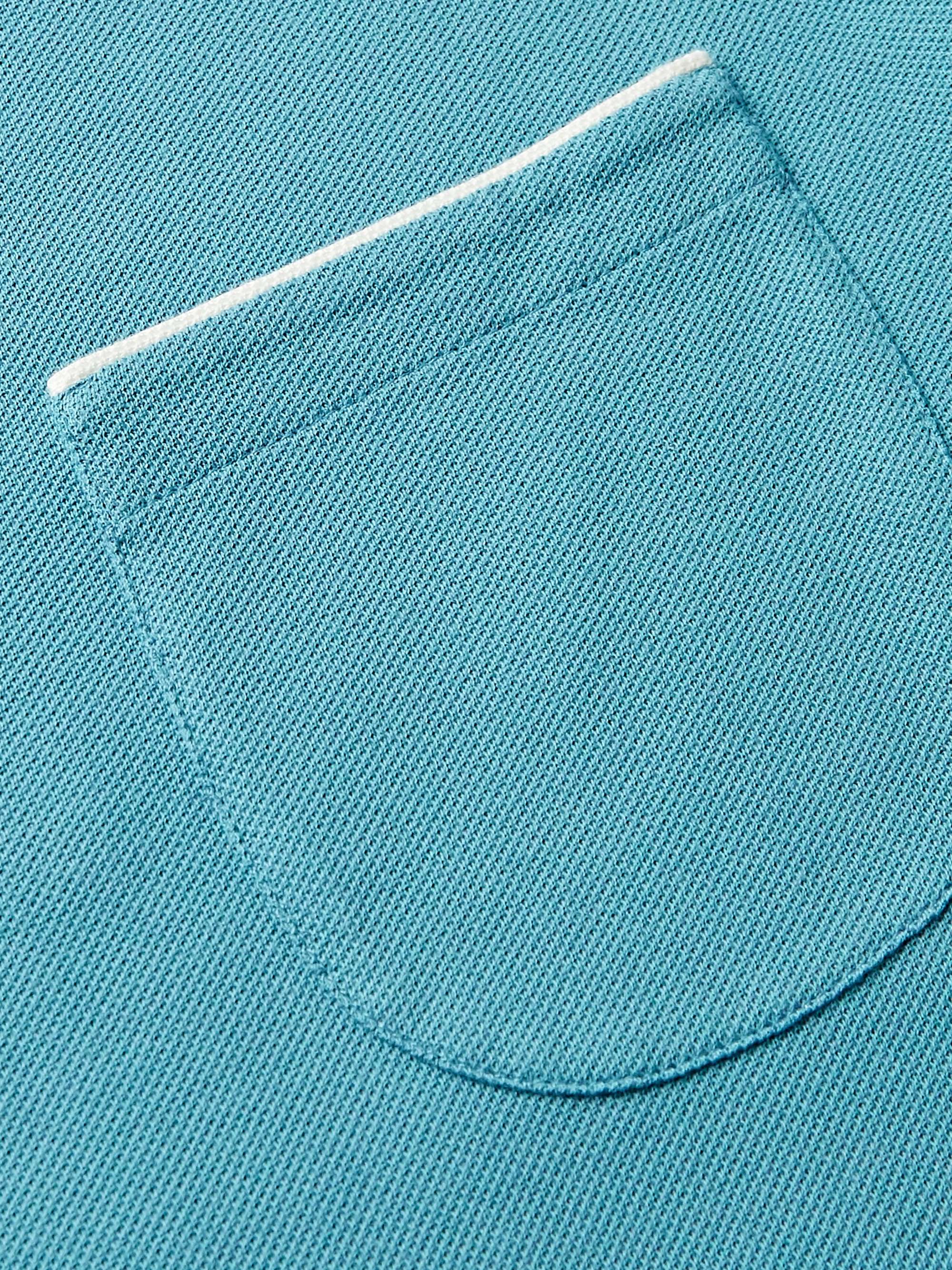 LORO PIANA Regatta Stretch-Cotton Piqué Polo Shirt