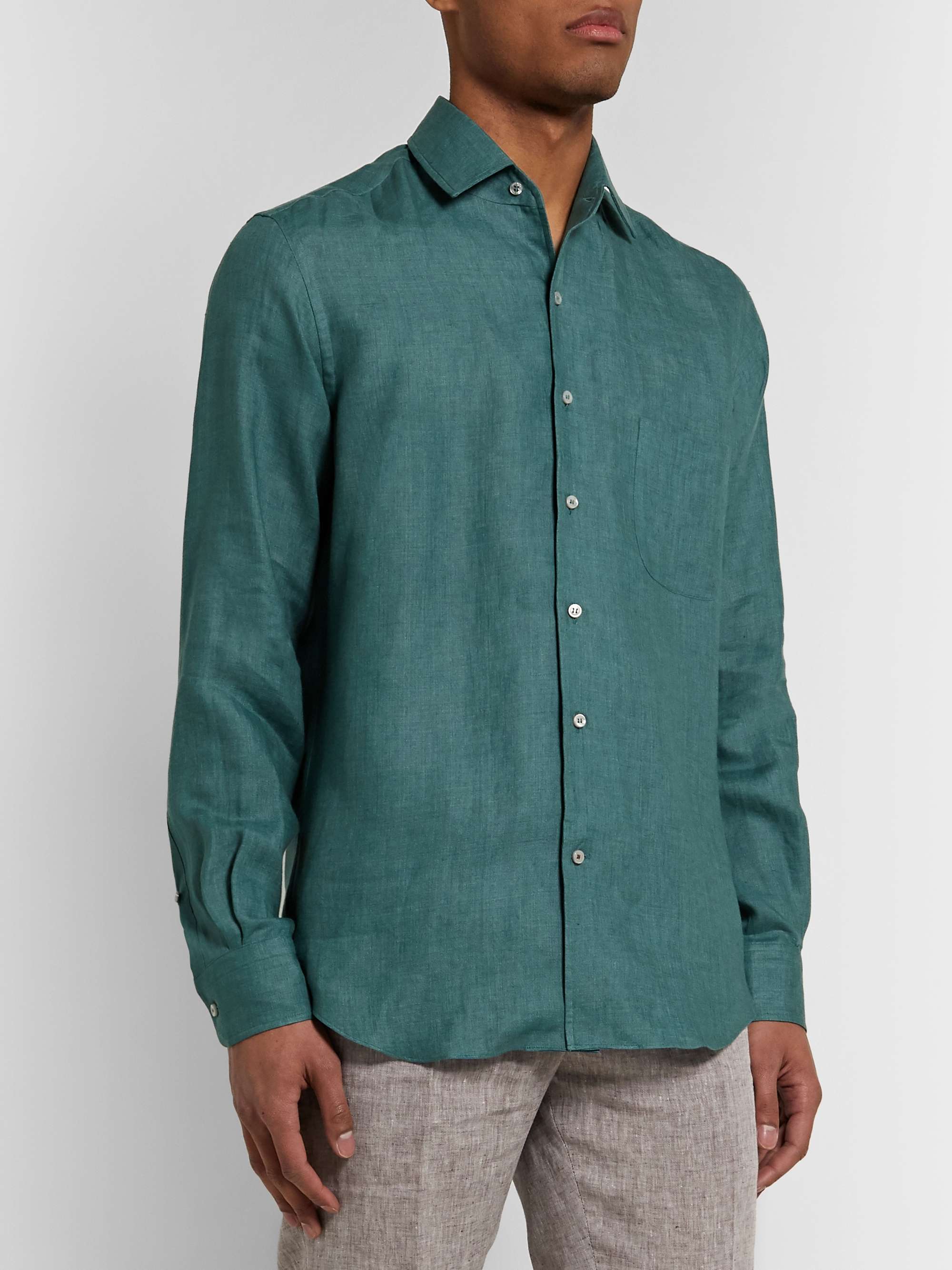 LORO PIANA Arizona Linen Shirt