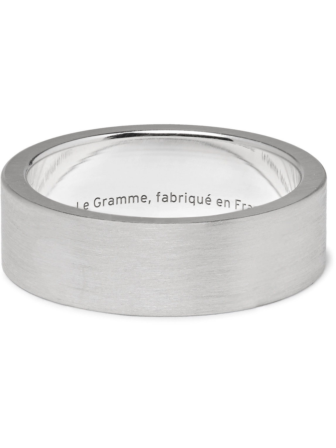 Le Gramme Le 11 Brushed Sterling Silver Ring