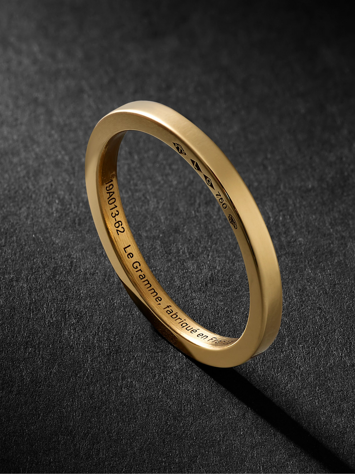 Le Gramme Le 5 Polished 18-karat Gold Ring