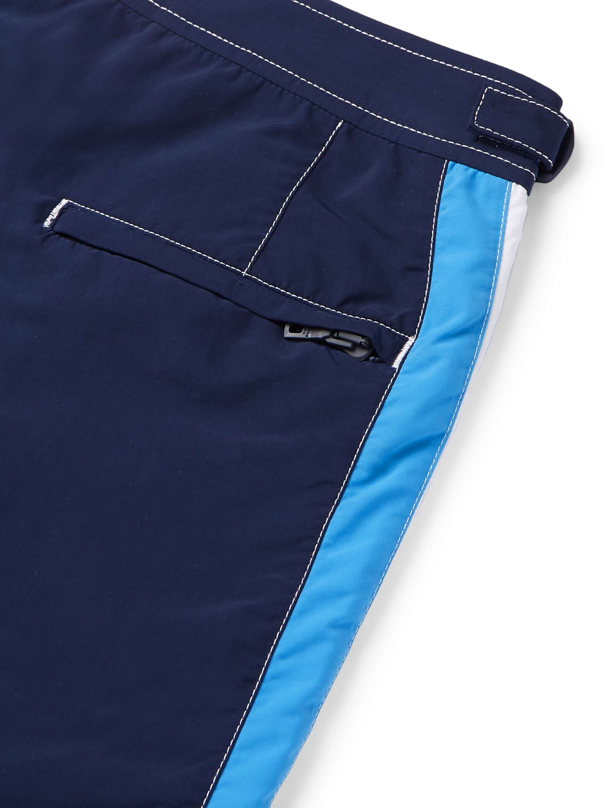 ORLEBAR BROWN Bulldog Mid-Length Striped Swim Shorts