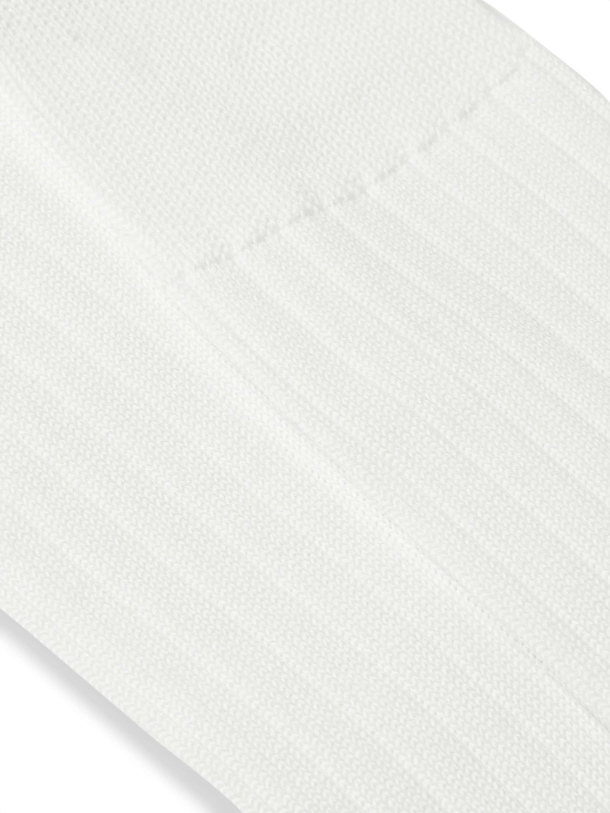 WTAPS® Seagull 03 Appliquéd Cotton-Flannel Drawstring Trousers 