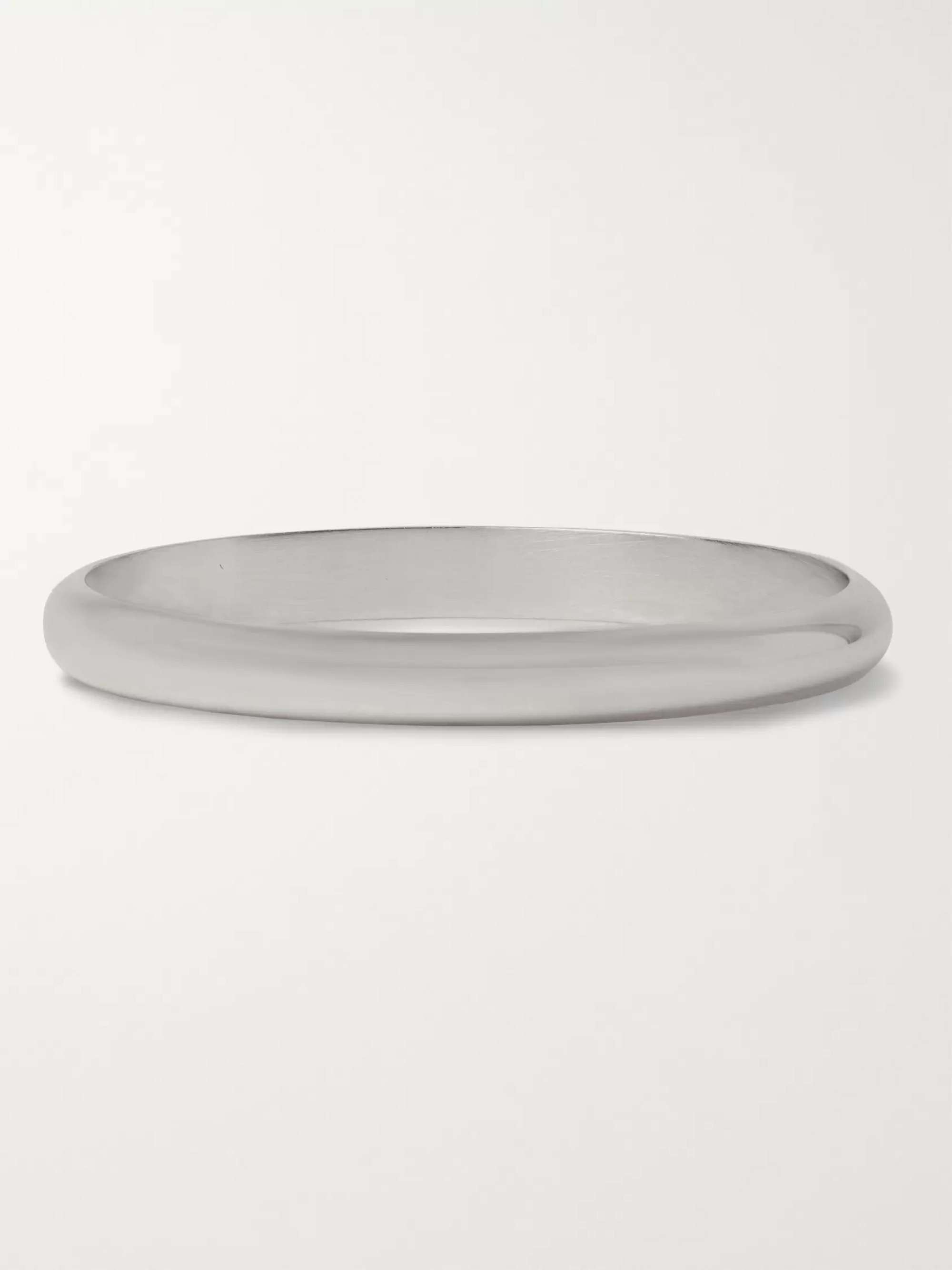 LE GRAMME Le 2 Brushed 18-Karat White Gold Ring