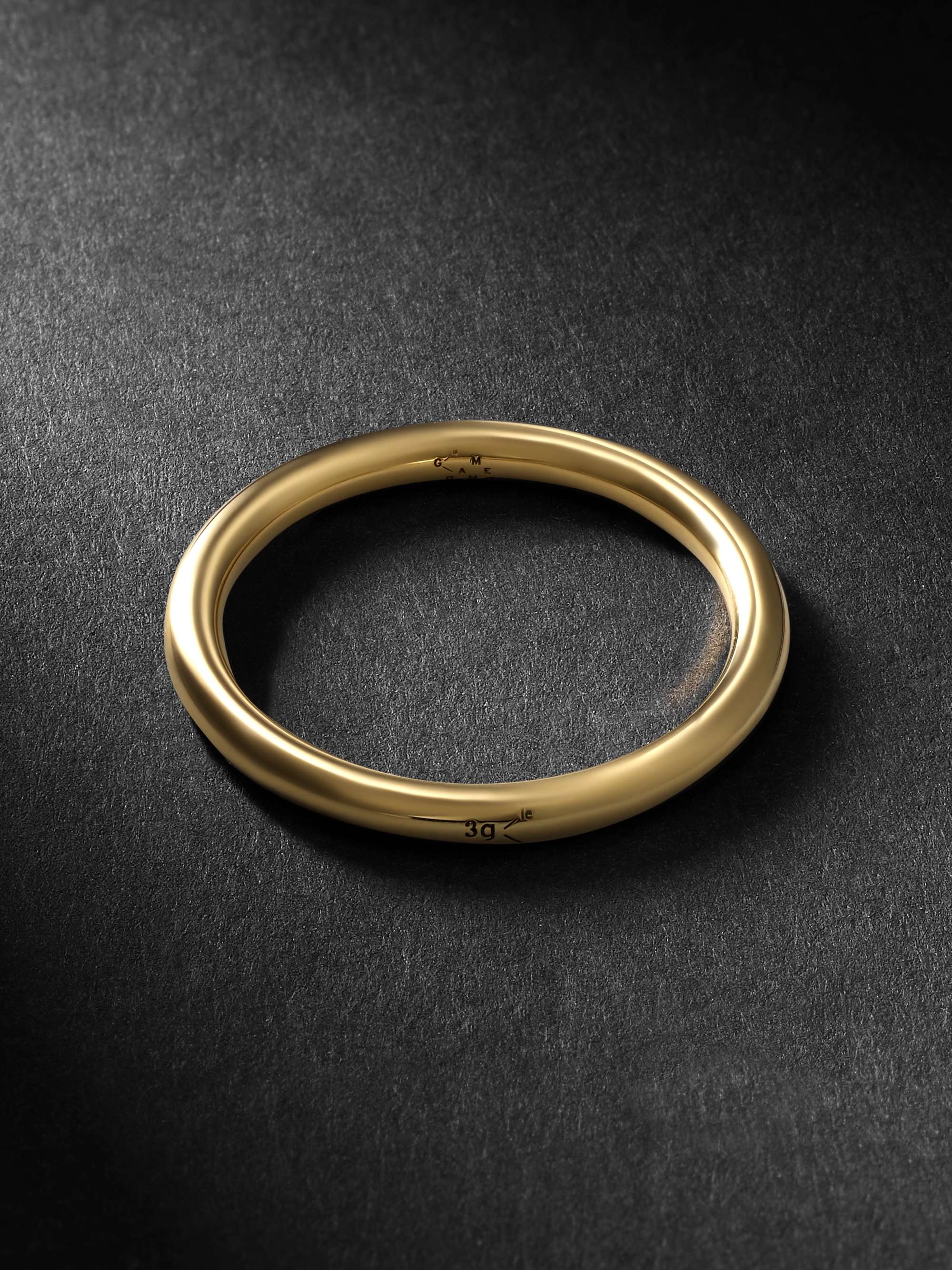 LE GRAMME Le 3 Brushed 18-Karat Gold Ring