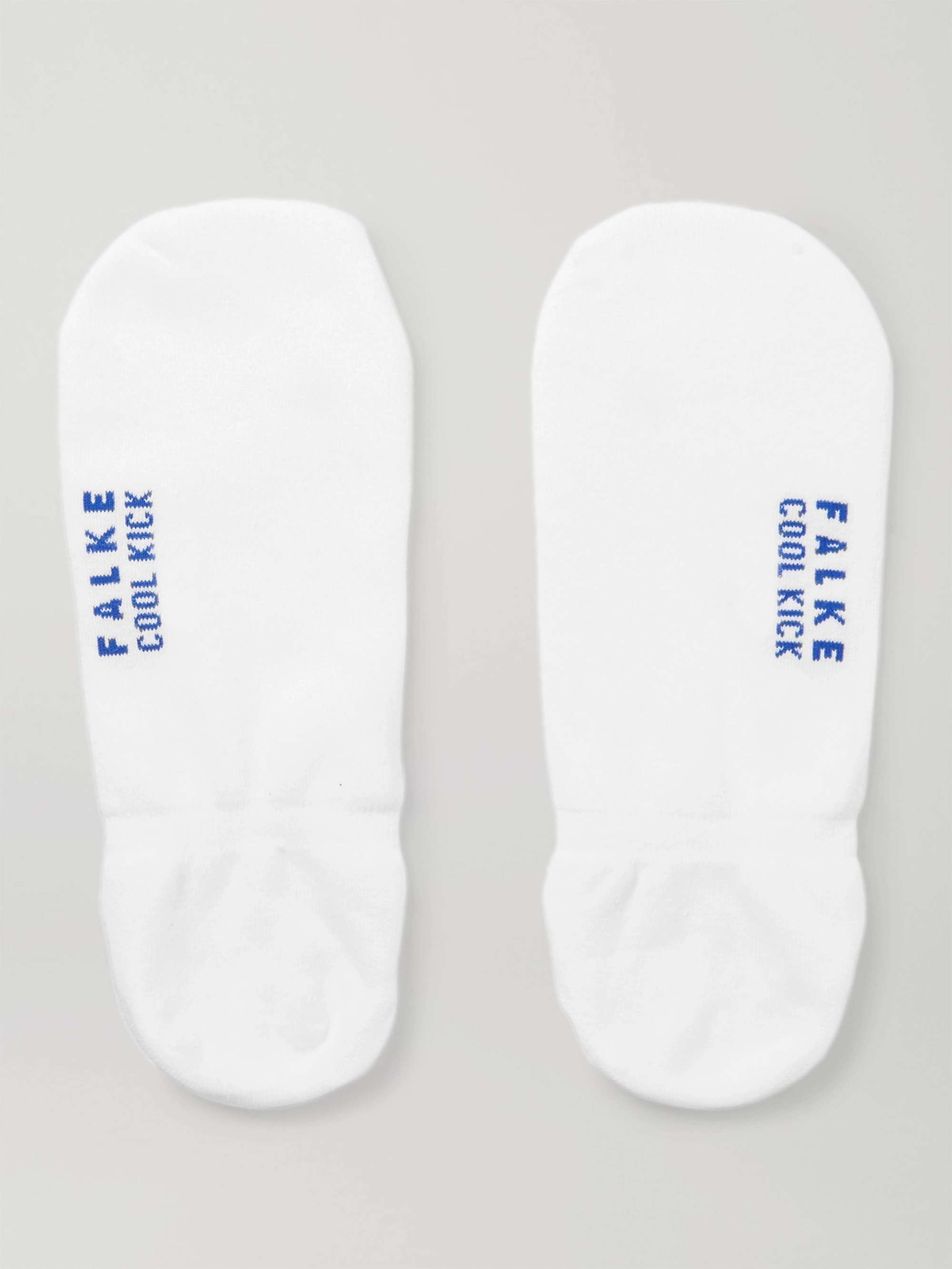 FALKE Three-Pack Cool Kick Stretch-Knit No-Show Socks