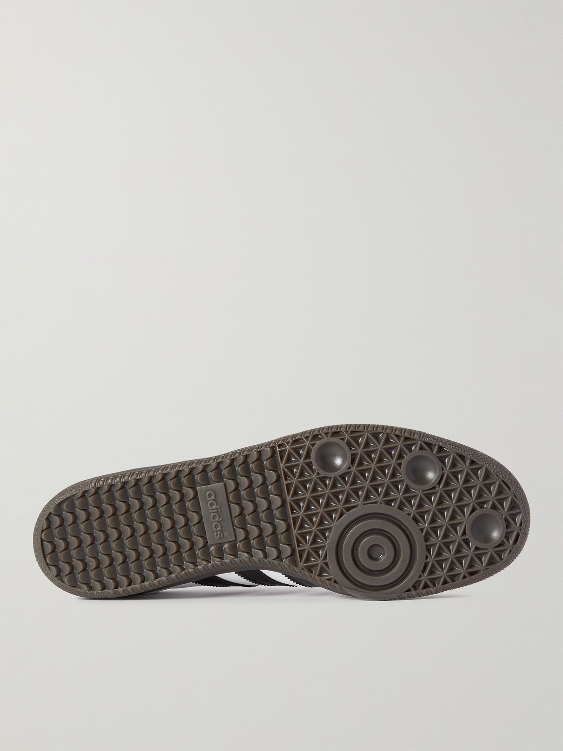 Adidas Originals Low-top Sneakers With Contrast Stripes And Suede Accents In White