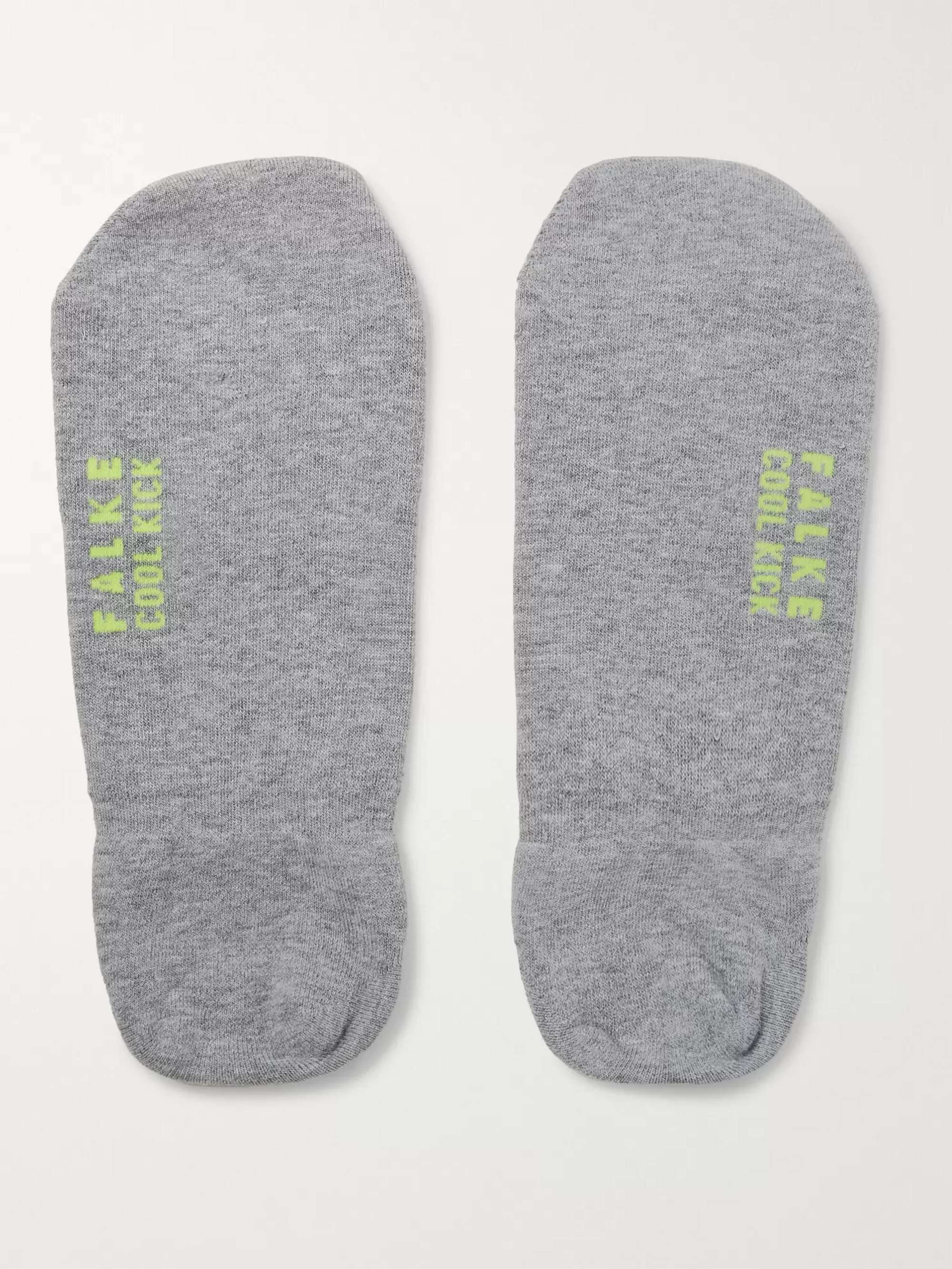 FALKE Three-Pack Cool Kick Stretch-Knit No-Show Socks
