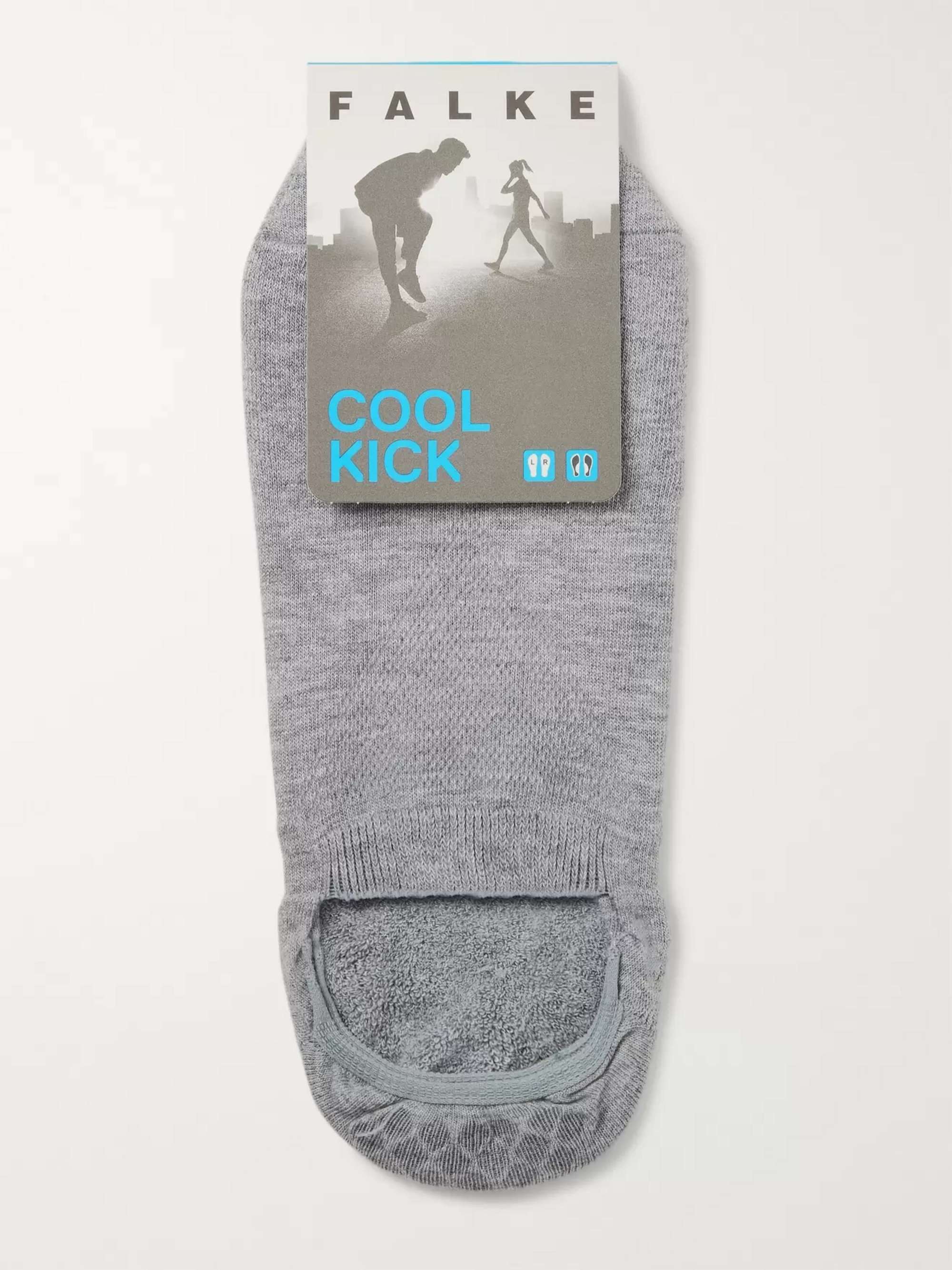 FALKE Three-Pack Cool Kick Stretch-Knit No-Show Socks