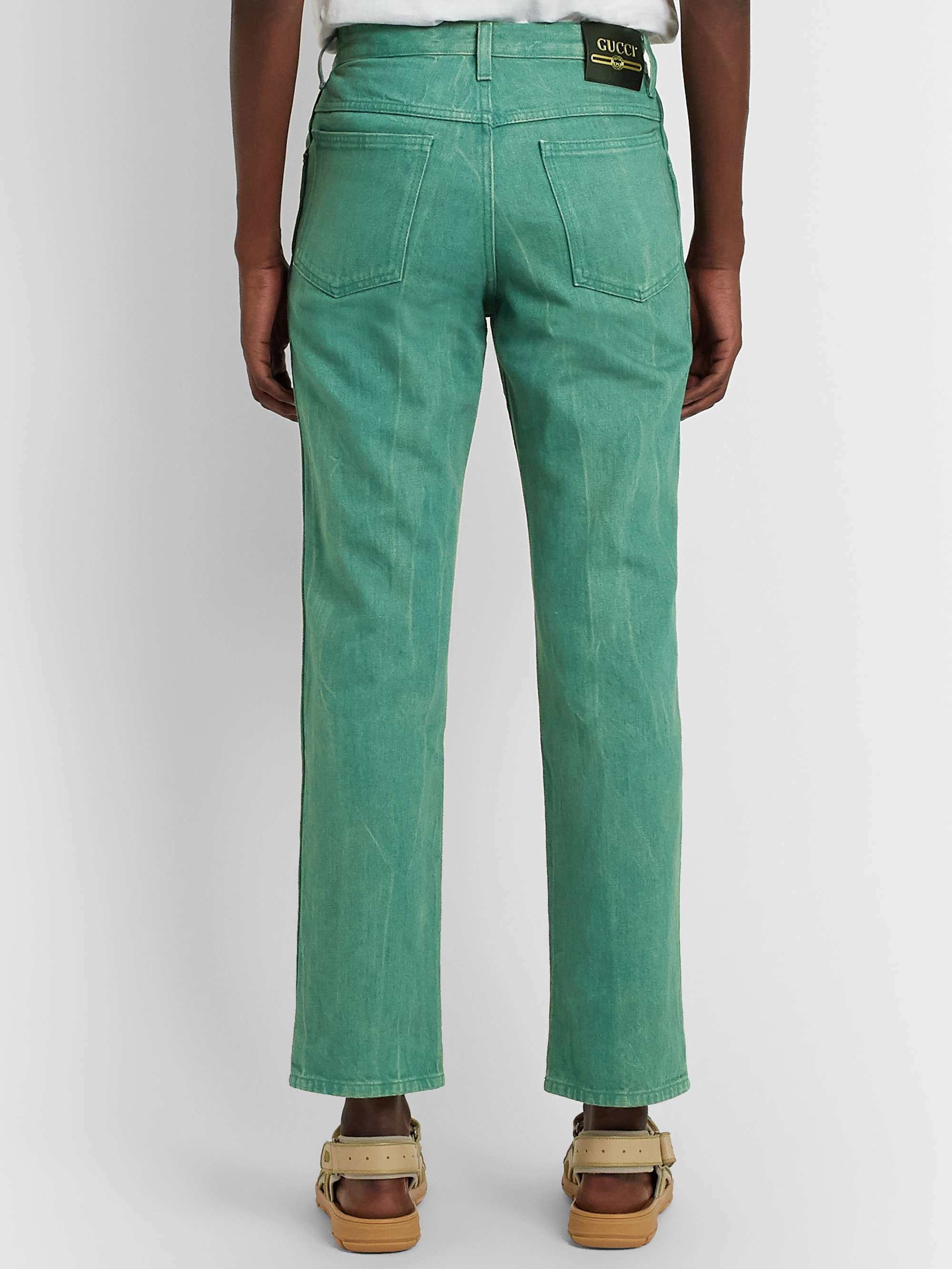 GUCCI Slim-Fit Washed-Denim Jeans
