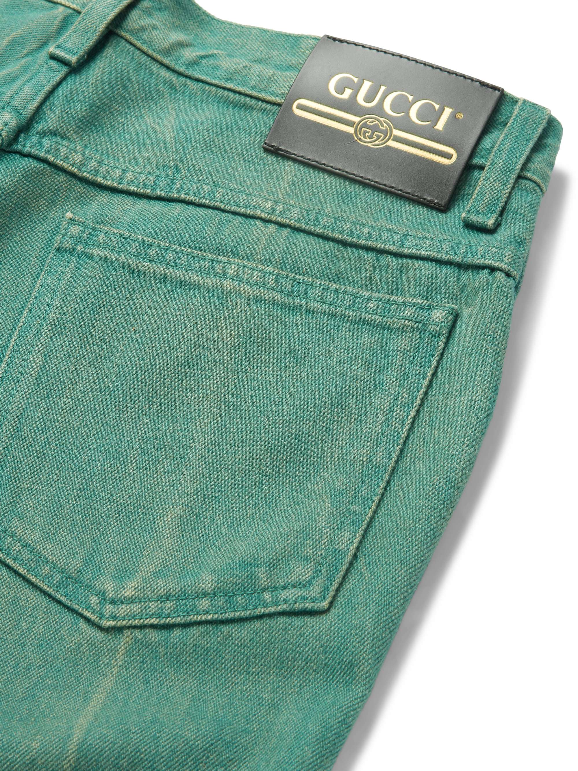 GUCCI Slim-Fit Washed-Denim Jeans