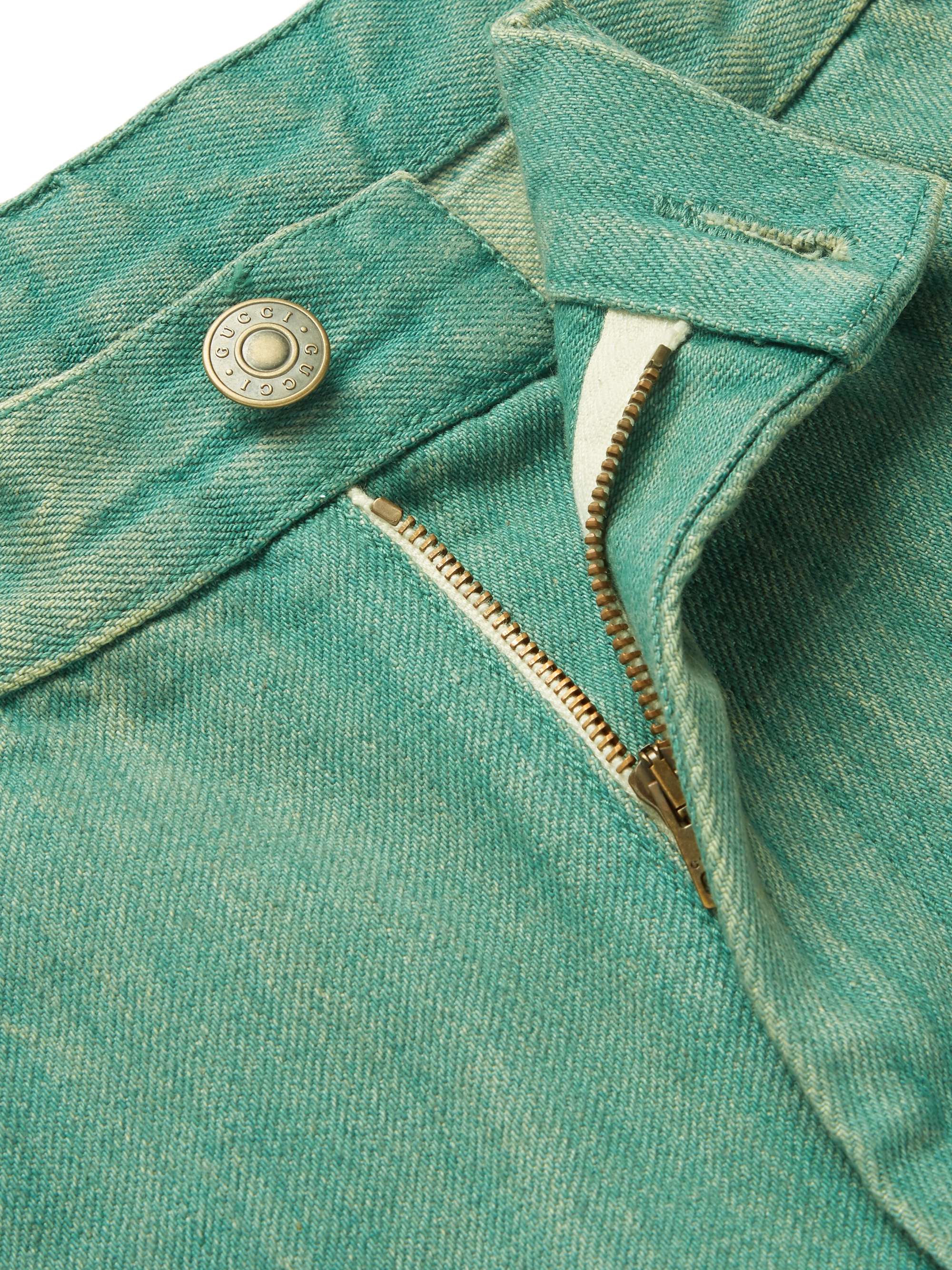 GUCCI Slim-Fit Washed-Denim Jeans