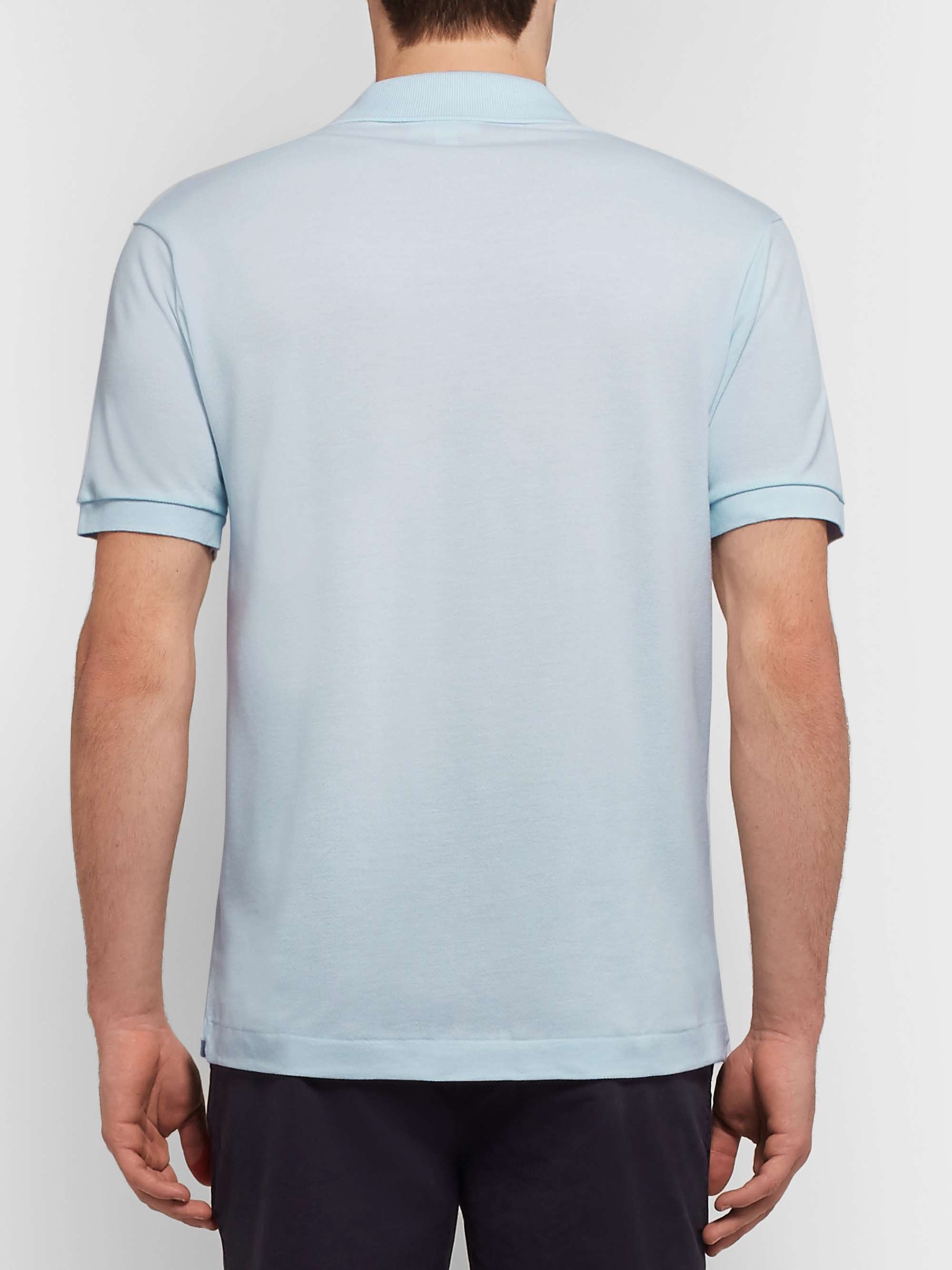 LACOSTE Logo-Appliquéd Cotton-Piqué Polo Shirt