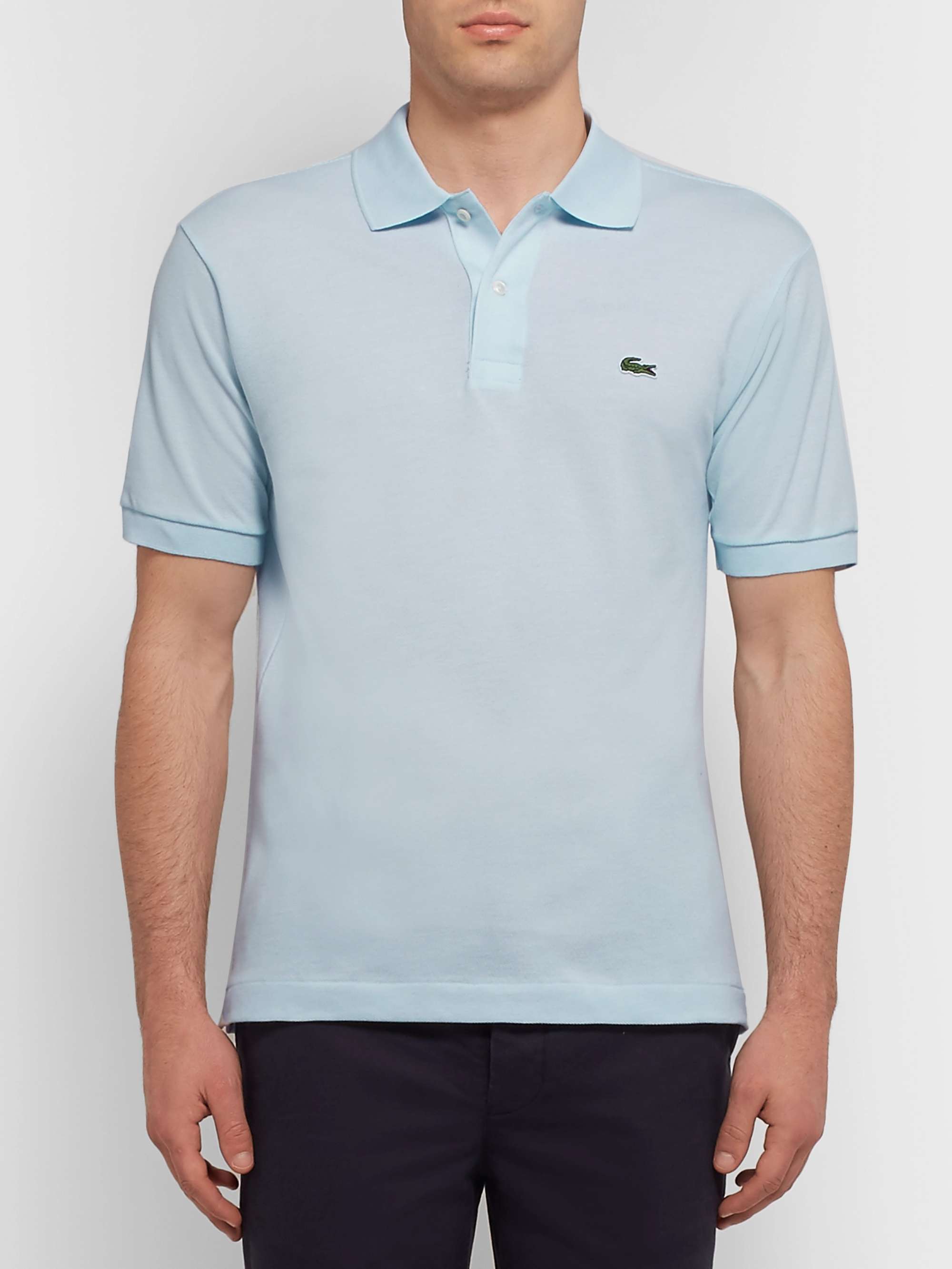 LACOSTE Logo-Appliquéd Cotton-Piqué Polo Shirt
