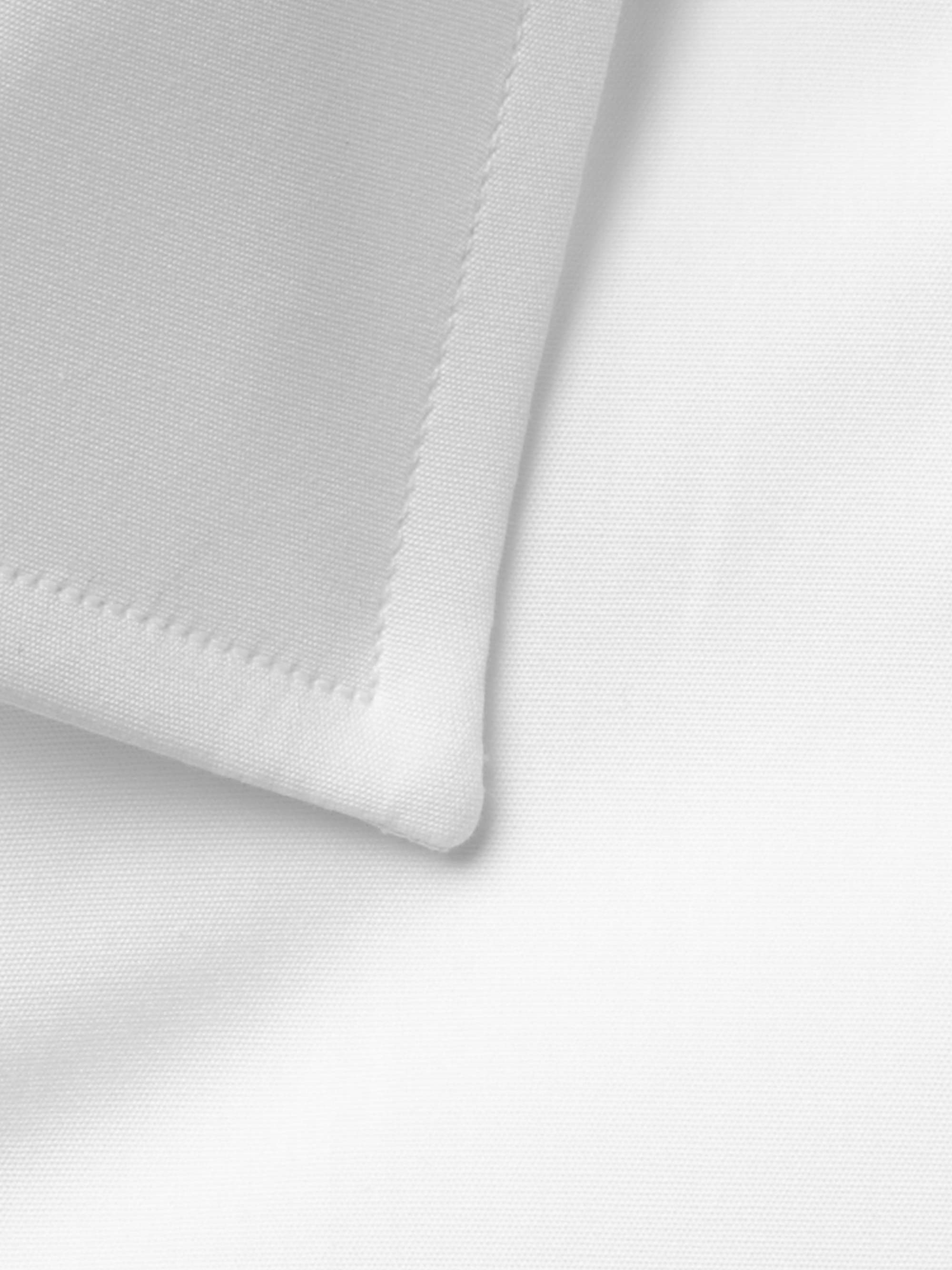 EMMA WILLIS White Double-Cuff Cotton Shirt
