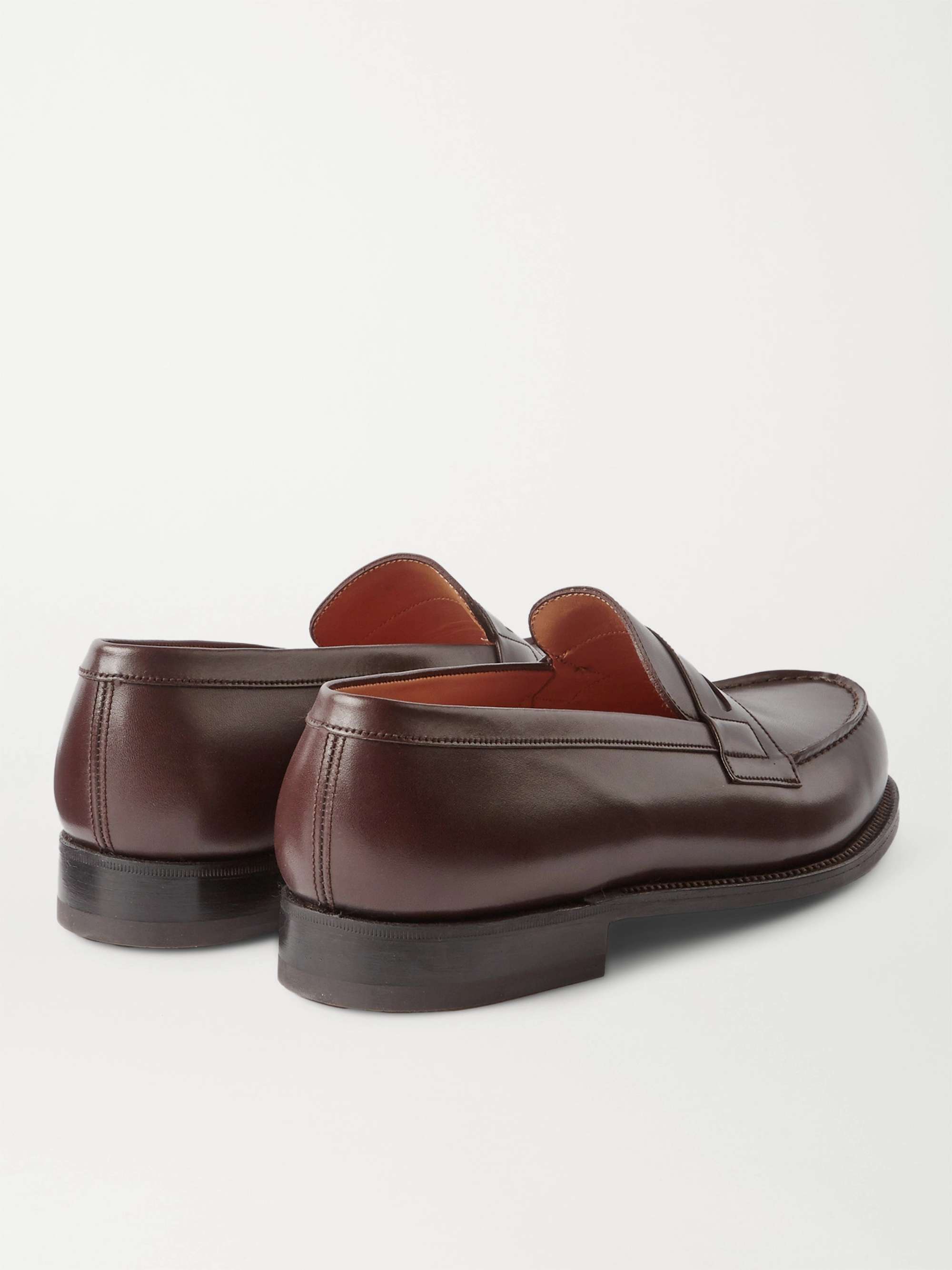 J.M. WESTON 180 Moccasin Leather Loafers
