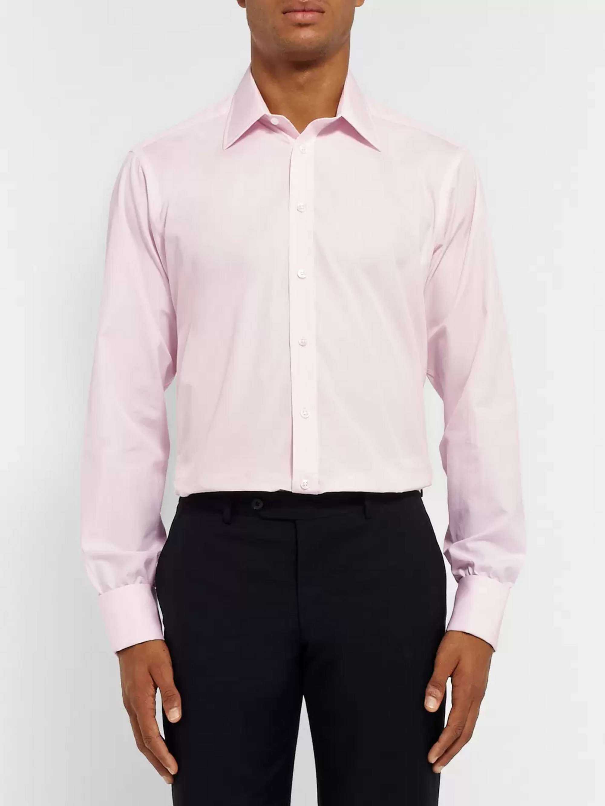 TURNBULL & ASSER Pink Double-Cuff Cotton Shirt for Men | MR PORTER