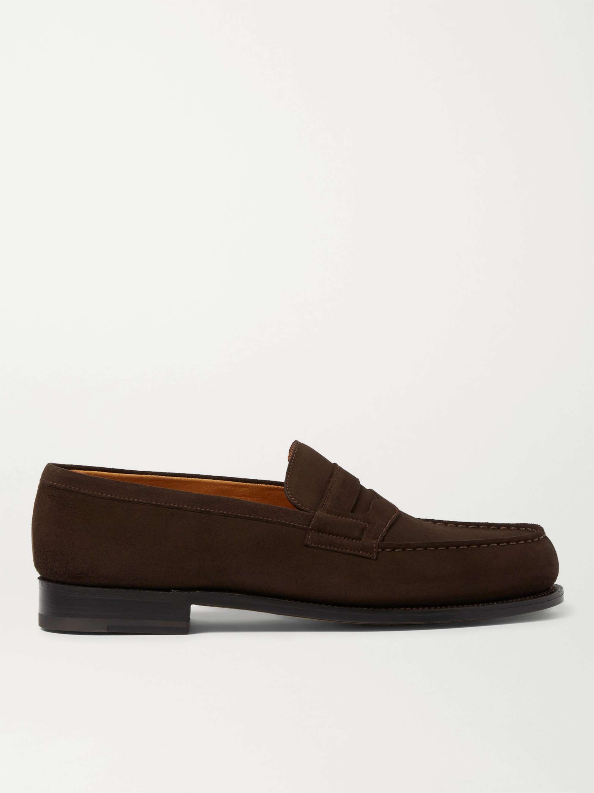 180 Moccasin Suede Loafers