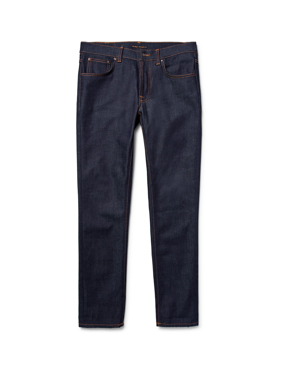 Nudie Jeans Lean Dean Slim-fit Dry Organic Denim Jeans In Blue