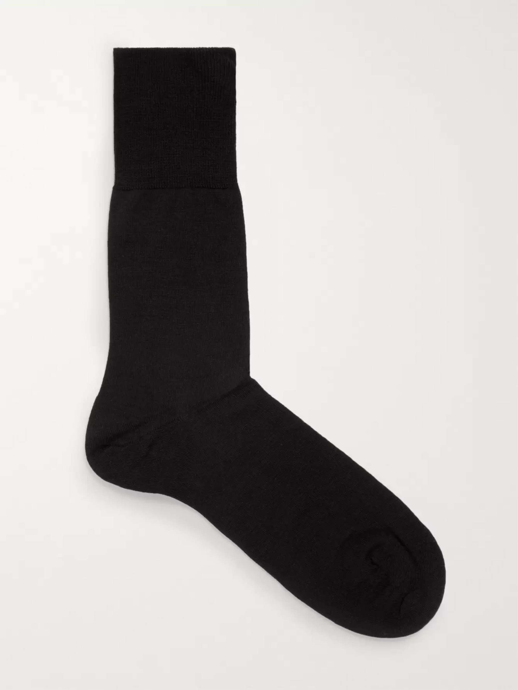 FALKE Airport Merino Wool-Blend Socks