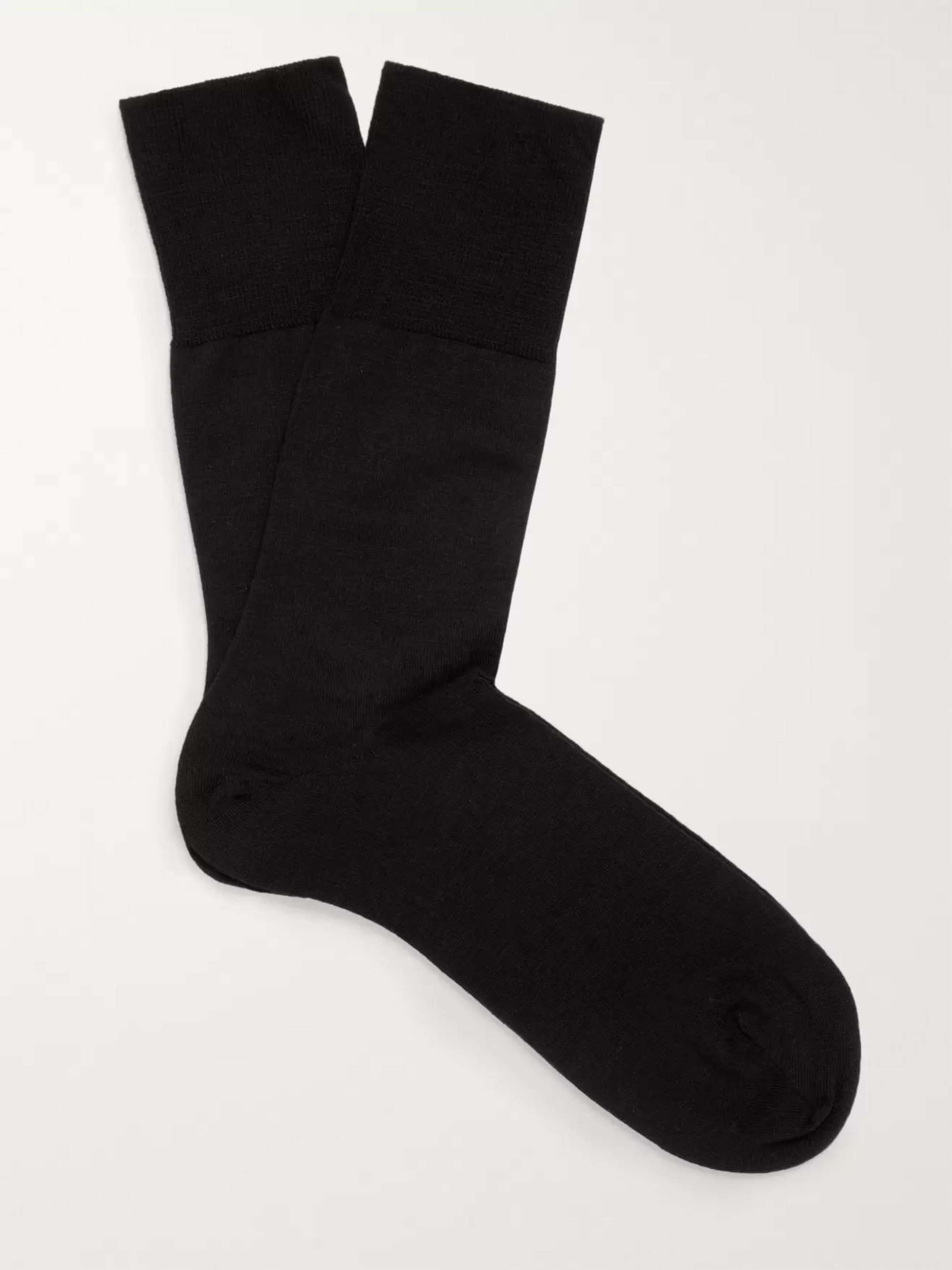 FALKE Airport Merino Wool-Blend Socks