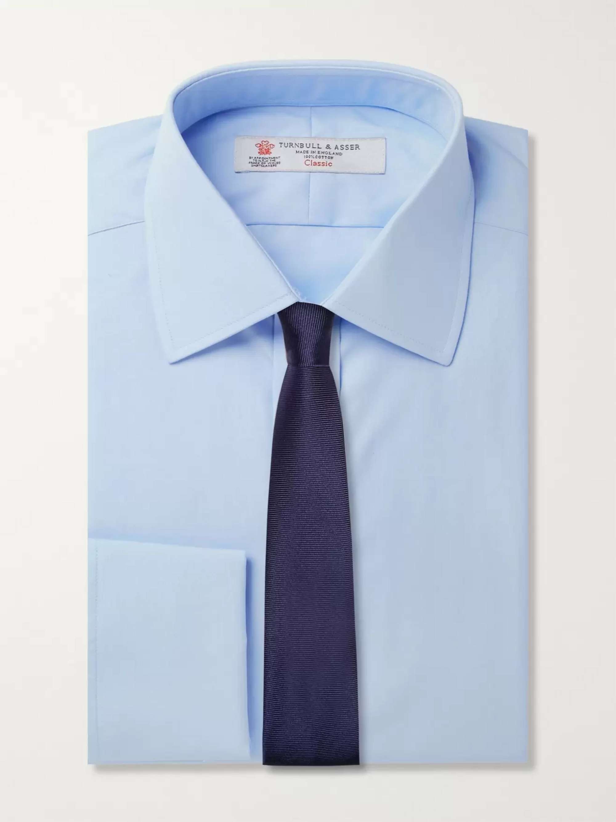 TURNBULL & ASSER Pink Double-Cuff Cotton Shirt