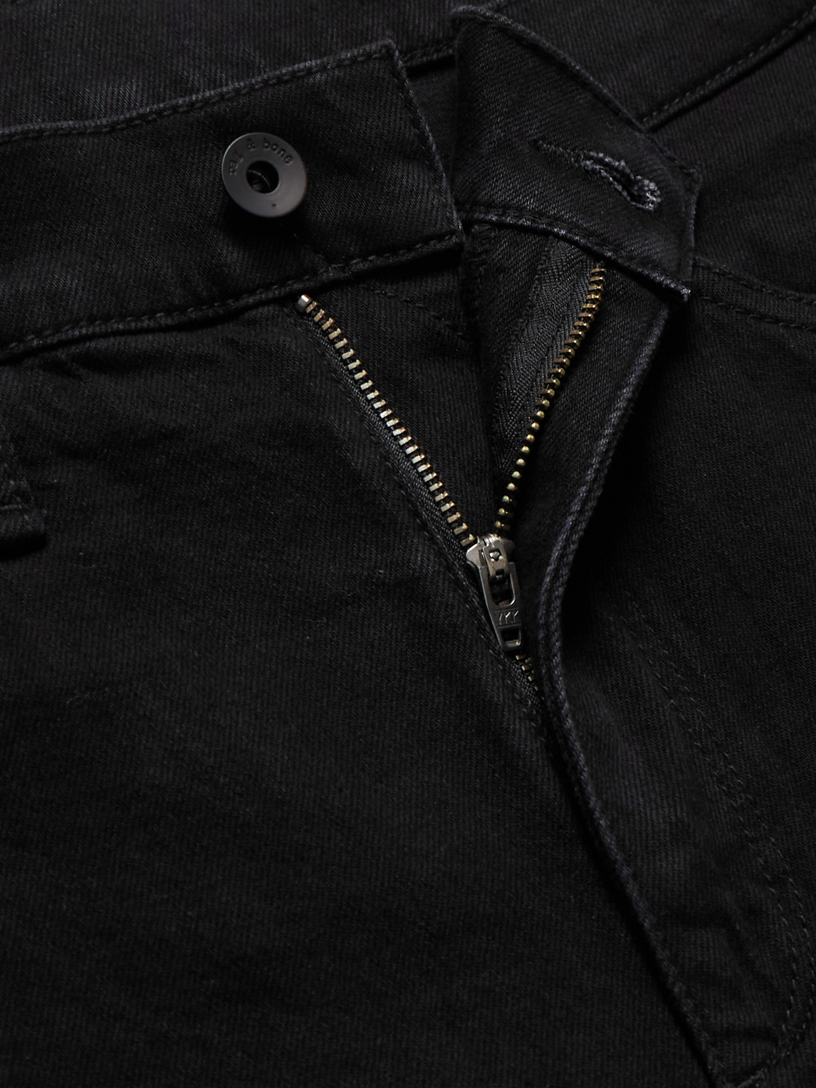 Rag & Bone Fit 2 Slim-fit Stretch-denim Jeans In Black