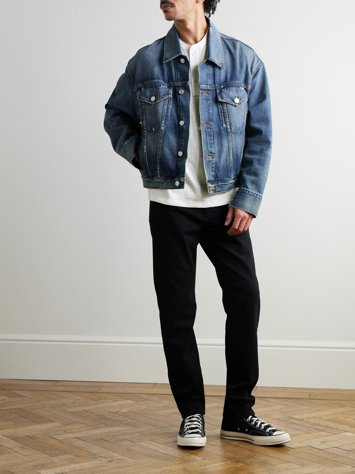 Rag & Bone Fit 2 Slim-fit Stretch-denim Jeans In Black