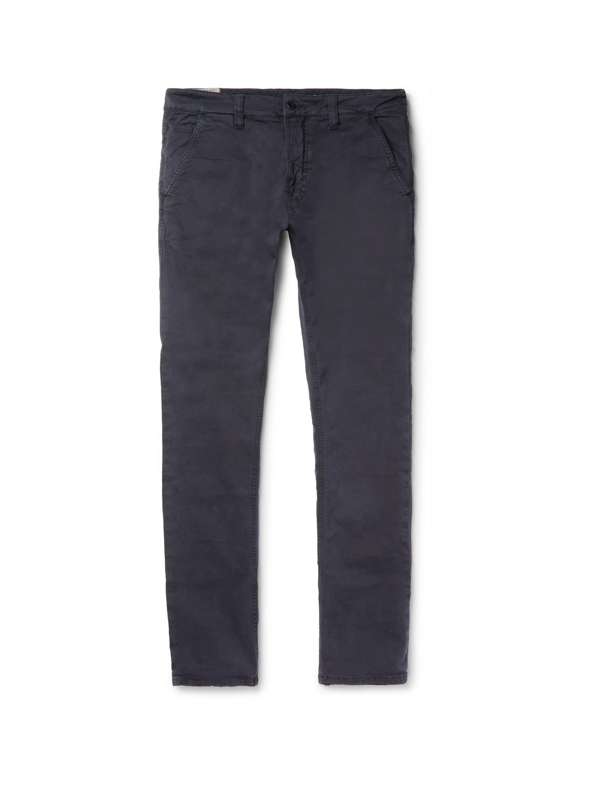 Nudie Jeans Slim Adam Garment-Dyed Stretch Organic Cotton-Twill