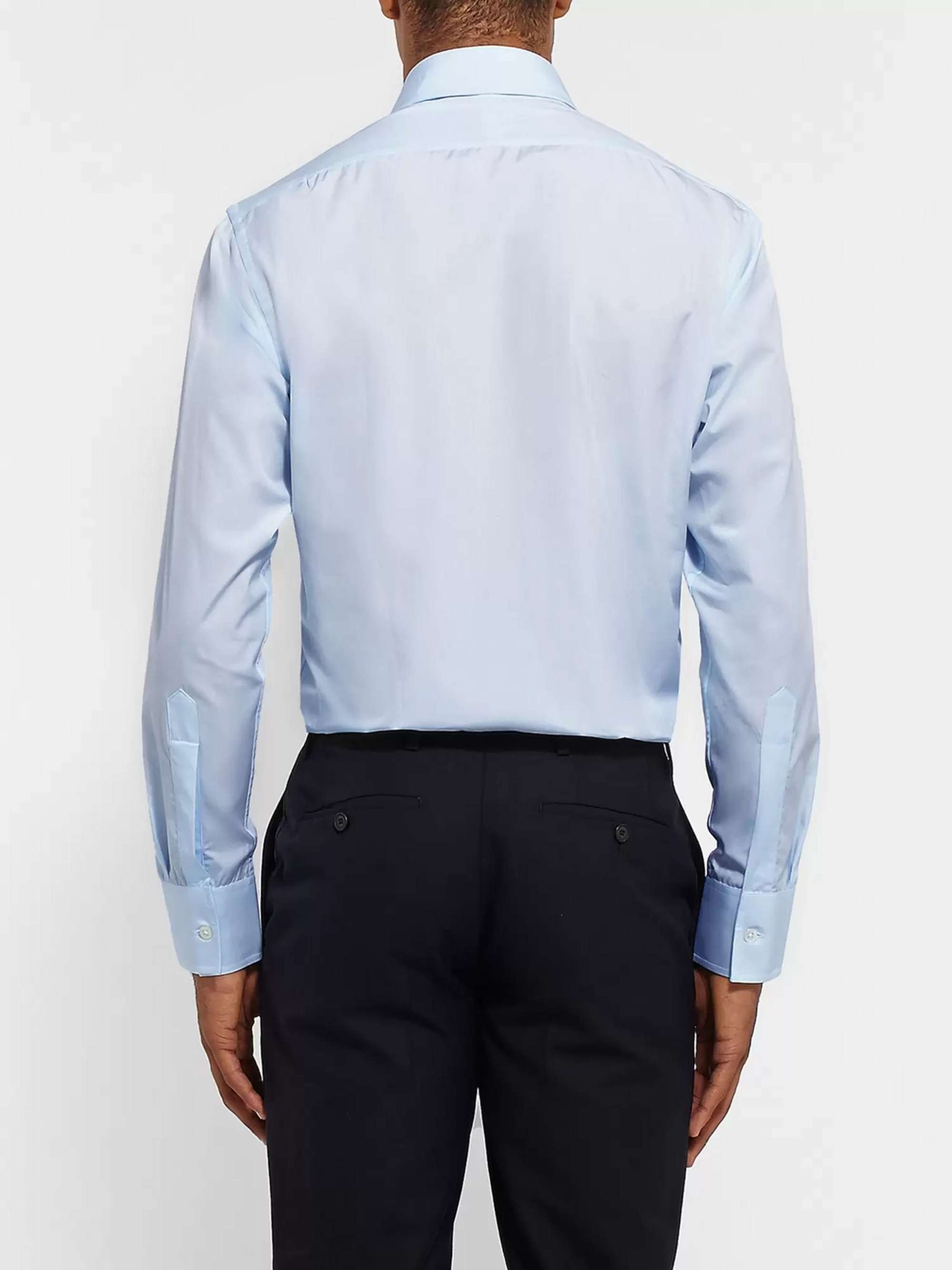 EMMA WILLIS Blue Cotton Shirt
