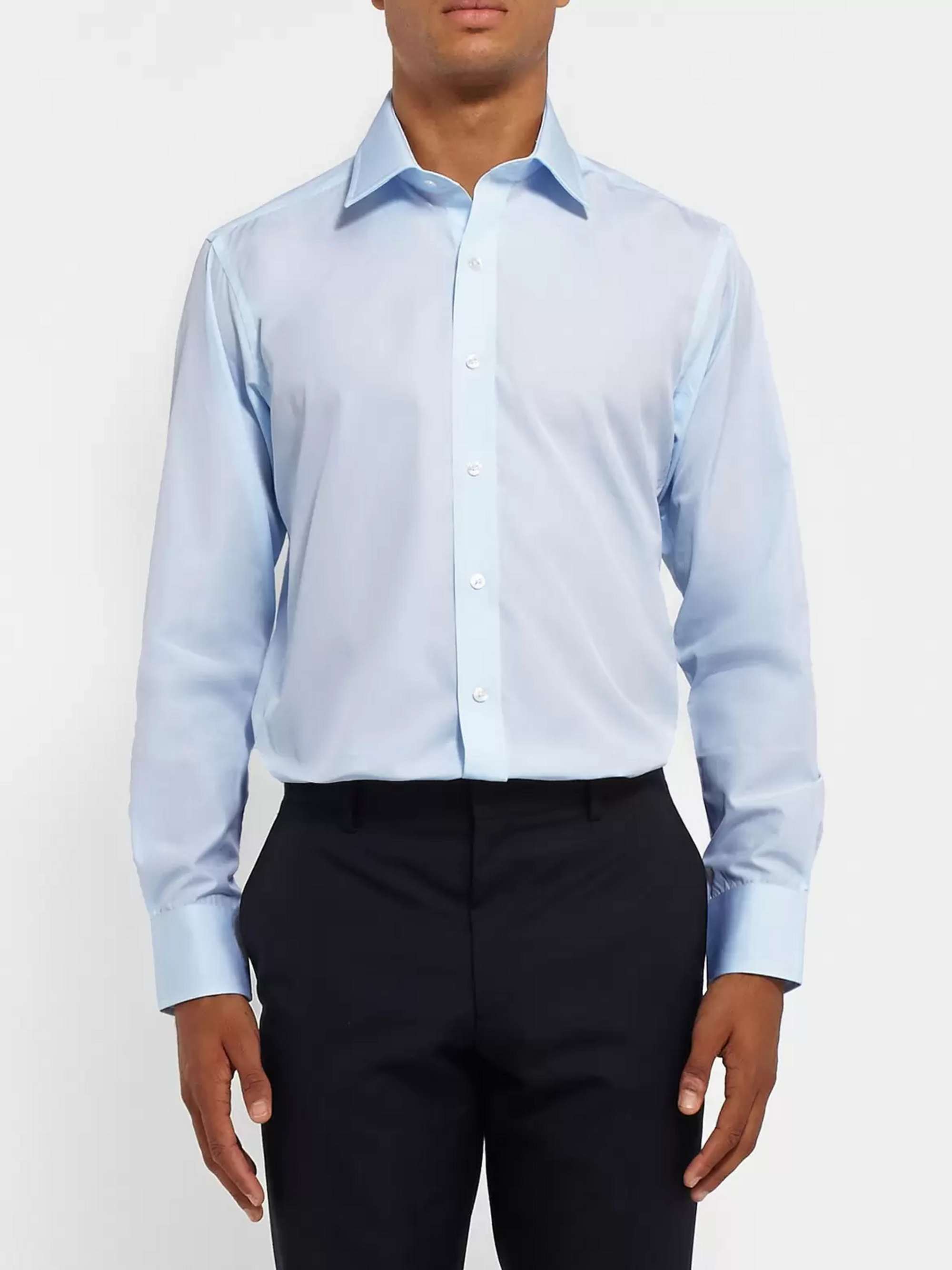 EMMA WILLIS Blue Cotton Shirt