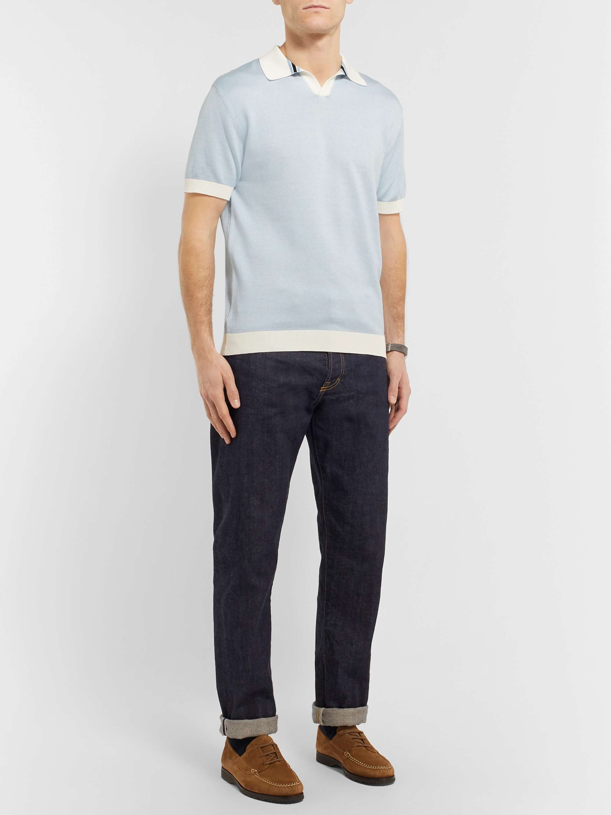 MR P. Slim-Fit Selvedge Denim Jeans