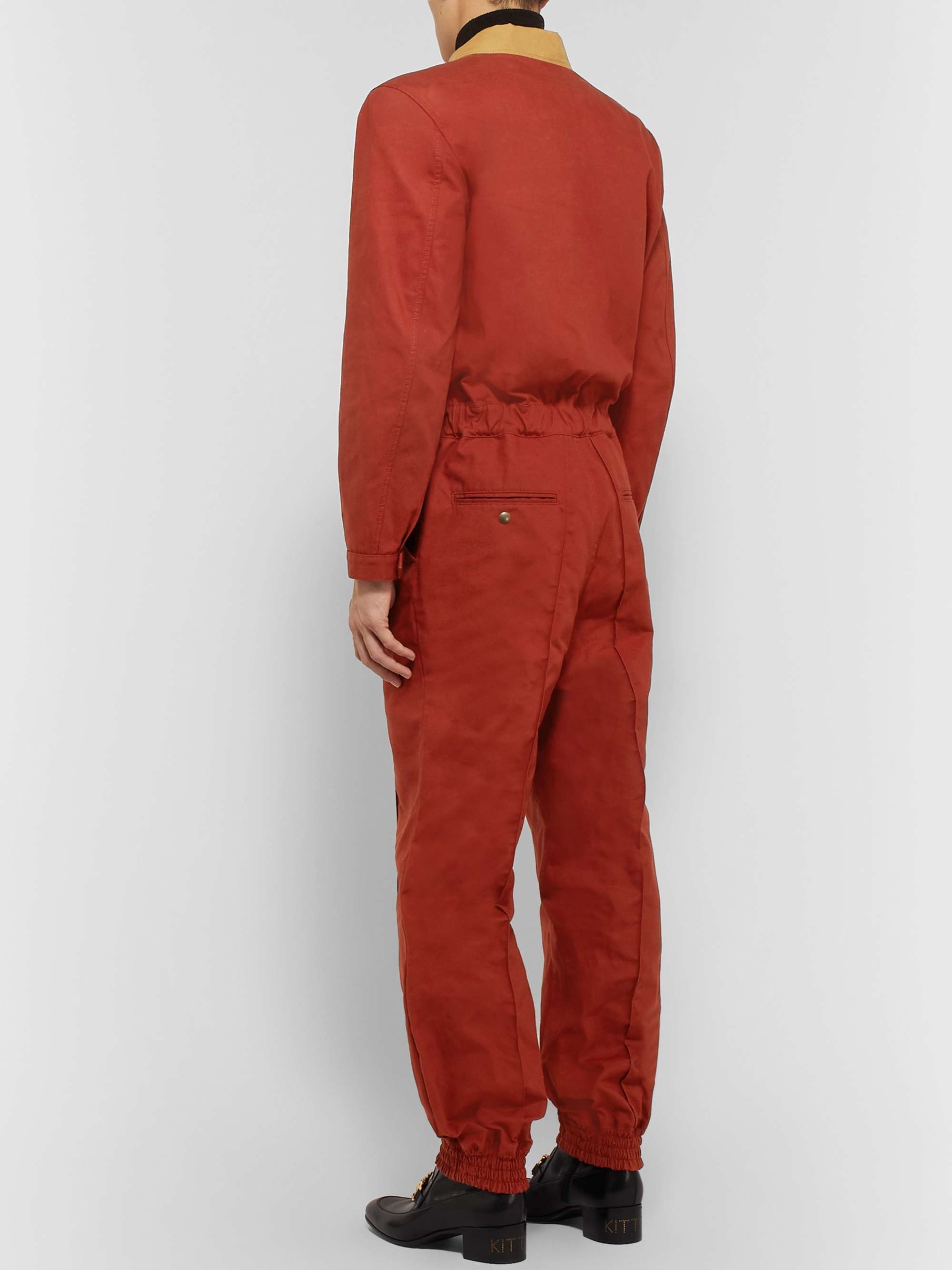 GUCCI Slim-Fit Tapered Cotton-Canvas Boilersuit