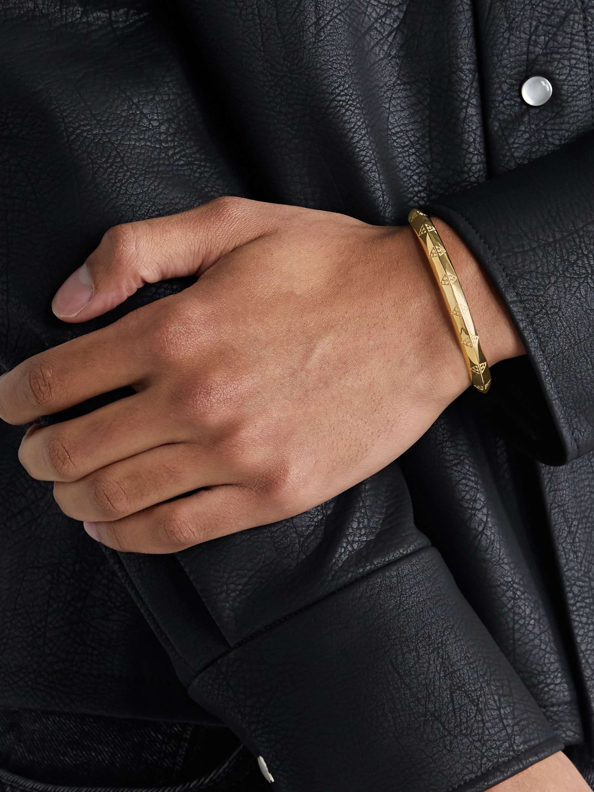 TOM WOOD Viking 9-Karat Gold Cuff